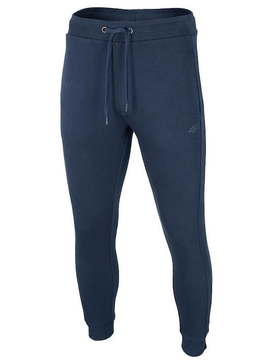 4F Football Sweatpants with Elastic Blue