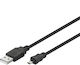 Grundig USB 2.0 Кабел USB-A мъжки - мини USB-B мъжки Черен 1м 47242