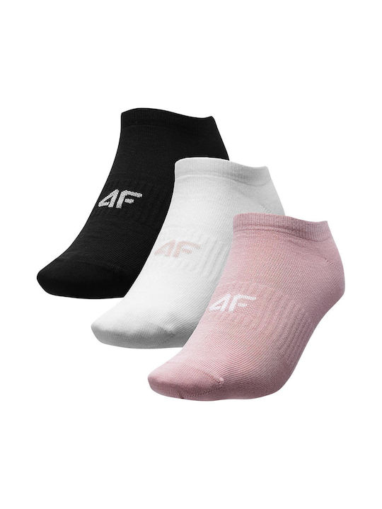 4F Running Socks Multicolour 3 Pairs