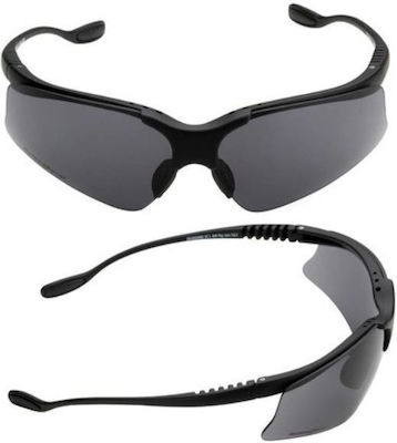 Swiss Eye Shooting Glasses Stingray Set of 3 Lenses with Anti-Scratch Coating, Anti-Glare & UV Protection Black