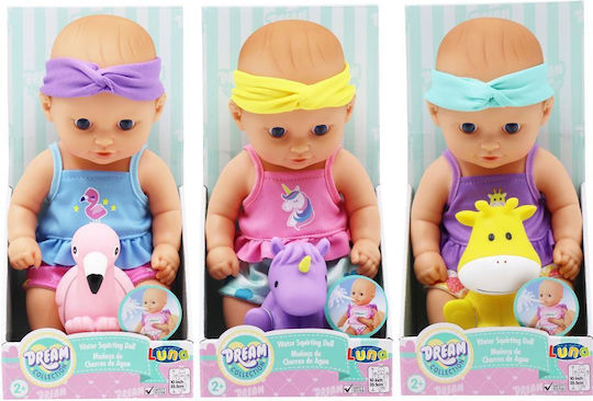 Luna Baby Doll Blue / Pink / Purple for 2+ Years 25 cm (Various Designs) 1pc