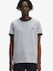 Fred Perry Men's Short Sleeve T-shirt Gray