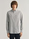 Men's Shirt with Long Sleeves Regular Fit Gray