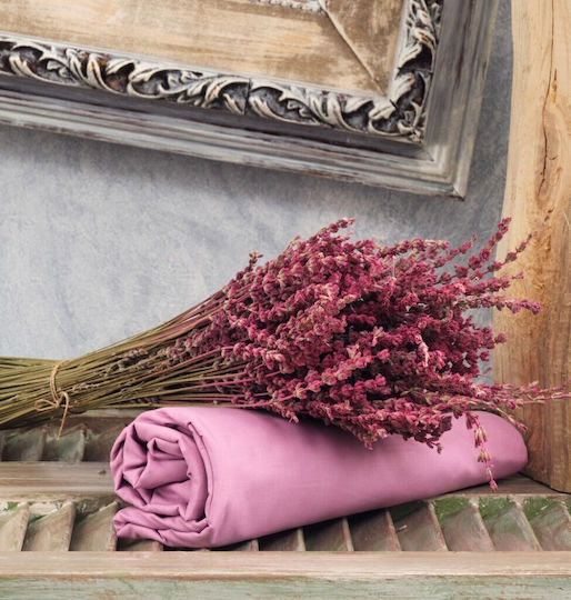 Cokitex Sheet Semi Double with Elastic 120x200+25cm. Angel Lilac
