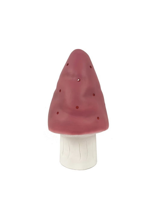 Egmont LED Kinder Dekorative Lampe Pilz Small Rot 15x15x28εκ.