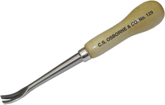 JGS S.A. ΕΡΓΑ-129 Crowbar / Nail Puller Wooden Mallet with Long Neck for Carpenters Blade Length 10.8cm