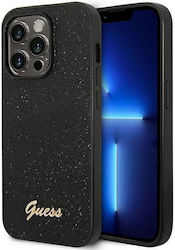 Guess Glitter Flakes Script Metal Logo Черен (iPhone 14 Pro) Guess Glitter Flakes Script Metal Logo Черен (iPhone 14 Pro)
