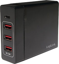 LogiLink PA0122 Зарядна Станция 72W