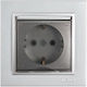 Eurolamp Power Socket 16A Silver 1pcs