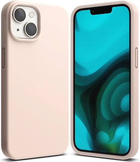Ringke Umschlag Rückseite Silikon 2mm Pink Sand (iPhone 14 Plus)