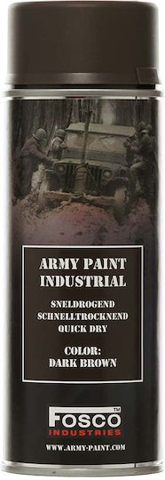 Fosco Industries Σπρέι Βαφής Army Paint με Μεταλλικό Εφέ Καφέ DARK BROWN 400ml