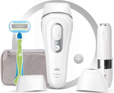 Braun Silk-expert Pro 3 Αποτριχωτική Μηχανή Laser για Πρόσωπο, Σώμα ...