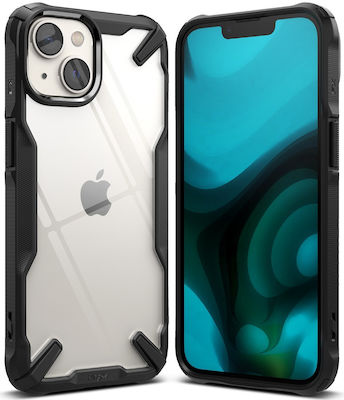 Ringke Fusion X Plastic / Silicone Back Cover Durable Black (iPhone 14 Plus)