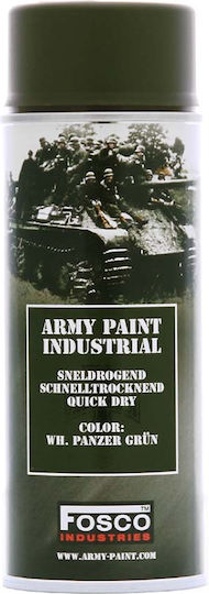 Fosco Industries Spray Vopsea Army Paint Wh Panzer cu Matt Efect Verde WH Panzer Grun 400ml