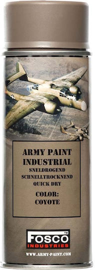 Fosco Industries Spray Vopsea Army Paint cu Matt Efect maro Coyote 400ml
