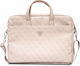 Guess Saffiano 4G Shoulder / Handheld Bag for 16" Laptop Pink