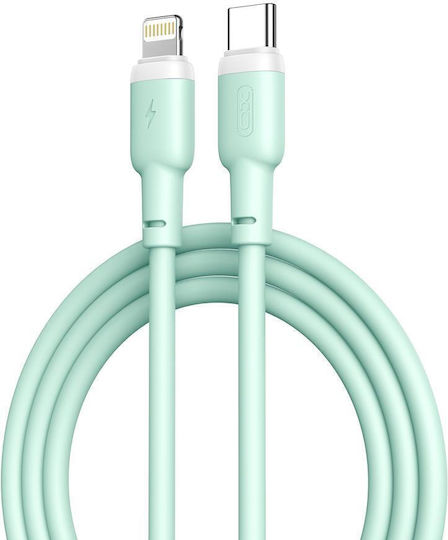 XO NB-208A USB-C to Lightning Cable Green 1m