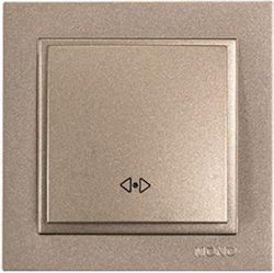 Eurolamp Recessed Wall Switch for Rolling Shutt...