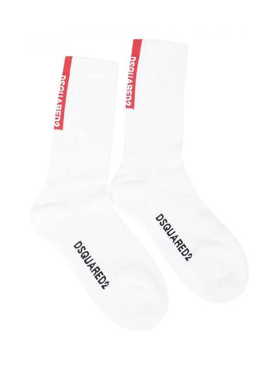 Dsquared2 Einfarbige Socken Weiß 1Pack