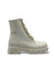 Robinson Women's Combat Boots White