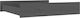 vidaXL Bettkasten aus Holz mit Rollen in Gray F...