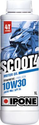 Ipone Scoot 4 Semi-Synthetic 10W-30 4-Stroke Motorcycle Motor Oil 2lt