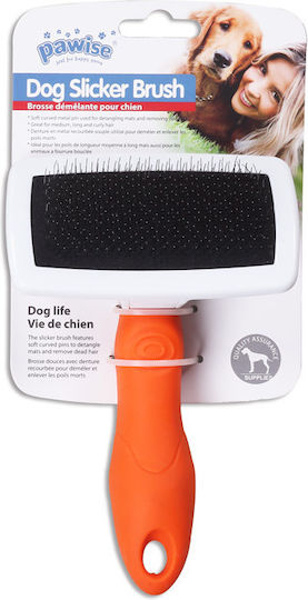Pawise Dog Slicker Perie Mediu pentru diverse lungimi de păr pentru Îngrijirea Blănii