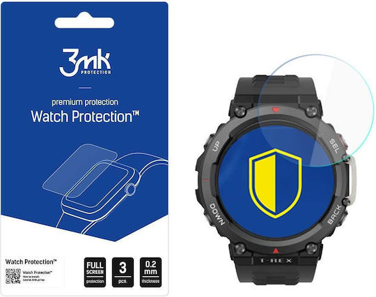 3MK FlexibleGlass Tempered Glass pentru Amazfit T-Rex 2 3buc