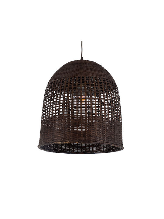 GloboStar Bora-Bora Pendant Lamp E27 Brown