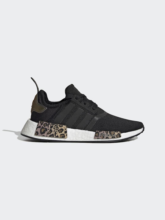 Adidas NMD_R1 Γυναικεία Sneakers Core Black / Wild Brown