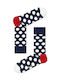 Happy Socks Big Dot Κάλτσες με Σχέδια Μπλε