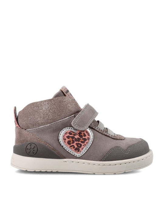 Biomecanics Anatomic Leather Kids Ankle Boots Gray