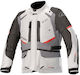 Alpinestars Andes V3 Drystar Ανδρικό Μπουφάν Μηχανής 4 Εποχών Αδιάβροχο Γκρι