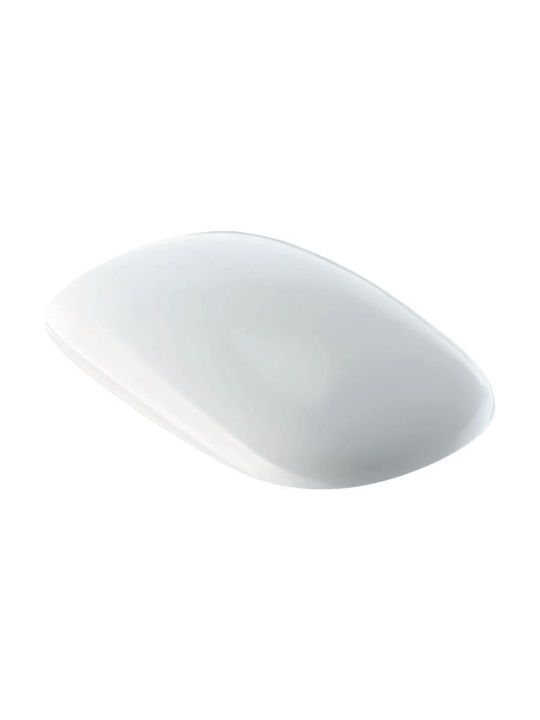 Geberit Citterio Καπάκι Λεκάνης Soft Close Πλαστικό 49.5x36.5cm Λευκό