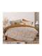 Nef-Nef Homeware Комплект Плик за Завивка Памучен Единичен с Калъфка 160x230 Honor Mustard