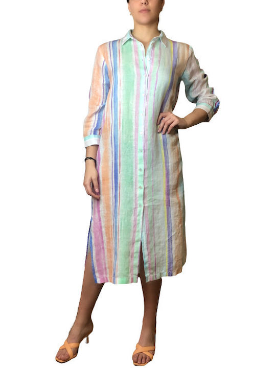 LINO120% WOMEN DRESS V1W4759_G064 Women's