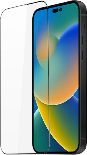 Dux Ducis Case Friendly Full Face Tempered Glass Μαύρο (iPhone 14 Pro Max)