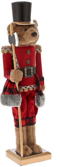 Iliadis Soldat Nutcracker de Crăciun Roșu din Tesatura