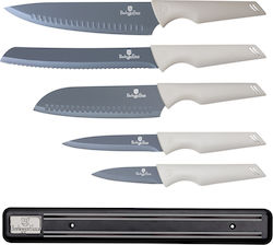 Berlinger Haus Aspen Cpllection Knife Set With Stand of Stainless Steel BH-2839 5pcs
