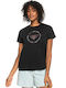 Roxy Damen T-shirt Schwarz