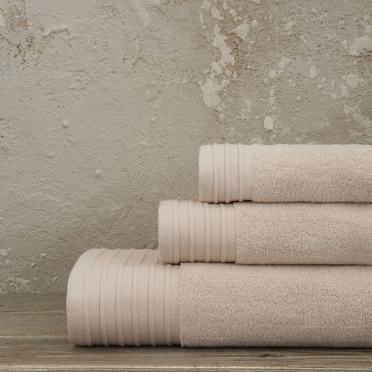 Nima Handtuch Feel Fresh 40x60εκ. Cloudy Beige Gewicht 500gr/m²