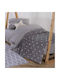 Nef-Nef Homeware Одеяло Флийс Precious Сиво 160x220см