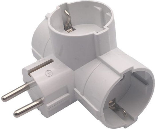 Redled T-Shaped Wall Plug 3 Positions