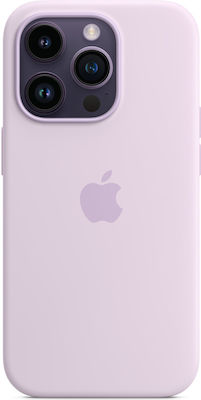 Apple Silicone Case with MagSafe Umschlag Rückseite Silikon Flieder (iPhone 14 Pro) MPTJ3ZM/A