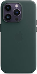 Apple Leather Case with MagSafe Umschlag Rückseite Leder Forest Green (iPhone 14 Pro) MPPH3ZM/A