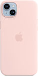 Apple Silicone Case with MagSafe Back Cover Silicone Chalk Pink (iPhone 14 Plus) MPT73ZM/A