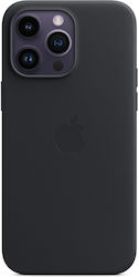 Apple Leather Case with MagSafe Coperta din spate Piele Midnight (iPhone 14 Pro Max) MPPM3ZM/A