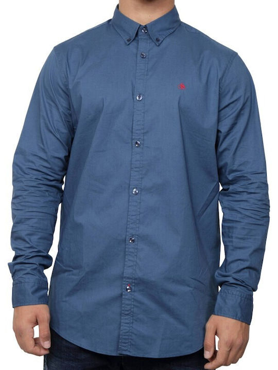 Scotch & Soda Μακρυμάνικo Πουκάμισο Μπλε