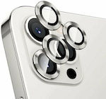 Usams Metal Rings Kameraschutz Gehärtetes Glas Silver für das iPhone 11 Pro / 11 Pro Max BH571JTT03