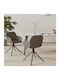 Stühle Speisesaal Dark Grey 2Stück 54x58.5x79.5cm